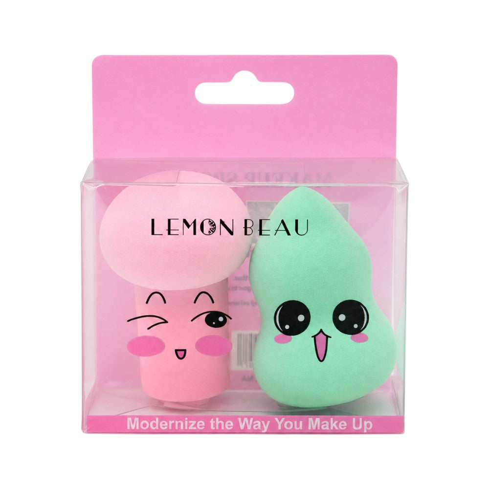 LEMON BEAUTY BLENDER 2PC IR Default Title - MamasJan Makeup