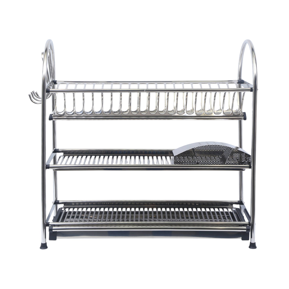PLATE RACK 3 TIER STEEL LU-X360B Default Title - MamasJan Crockery