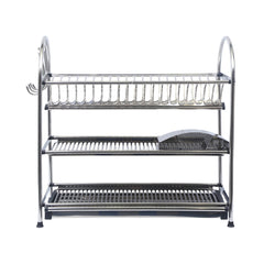 PLATE RACK 3 TIER STEEL LU-X360B Default Title - MamasJan Crockery