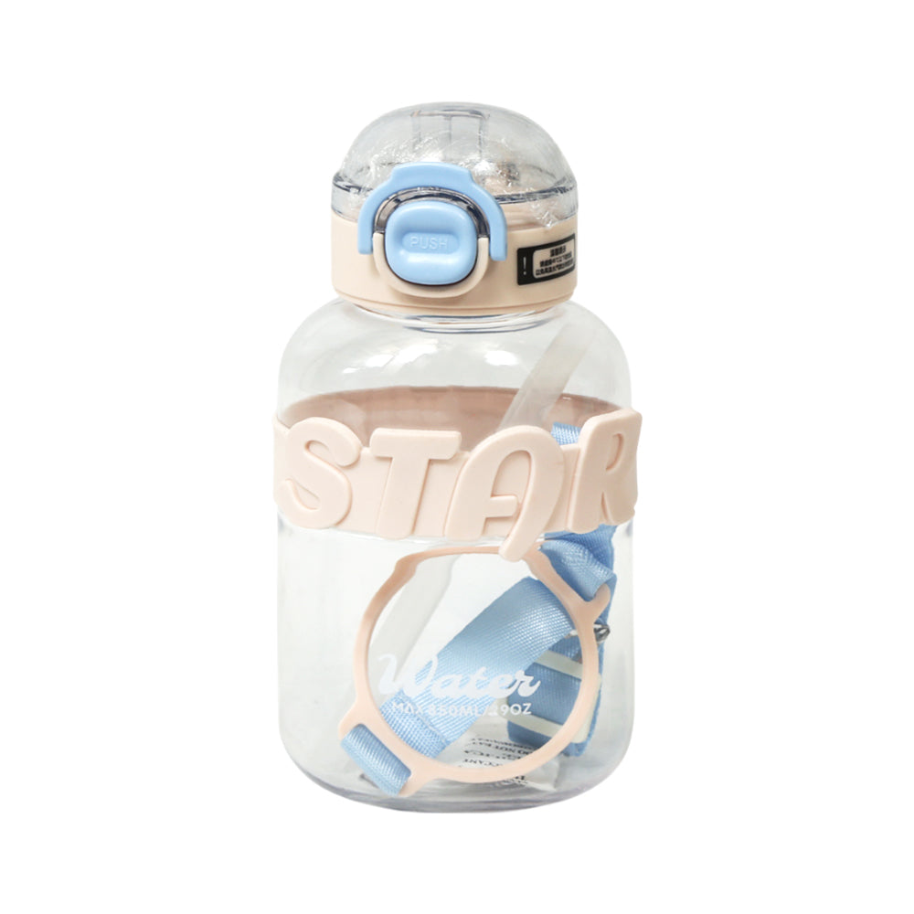WATER BOTTLE ACRYLIC 850 ML IR YT6121/GG13 Default Title - MamasJan Crockery