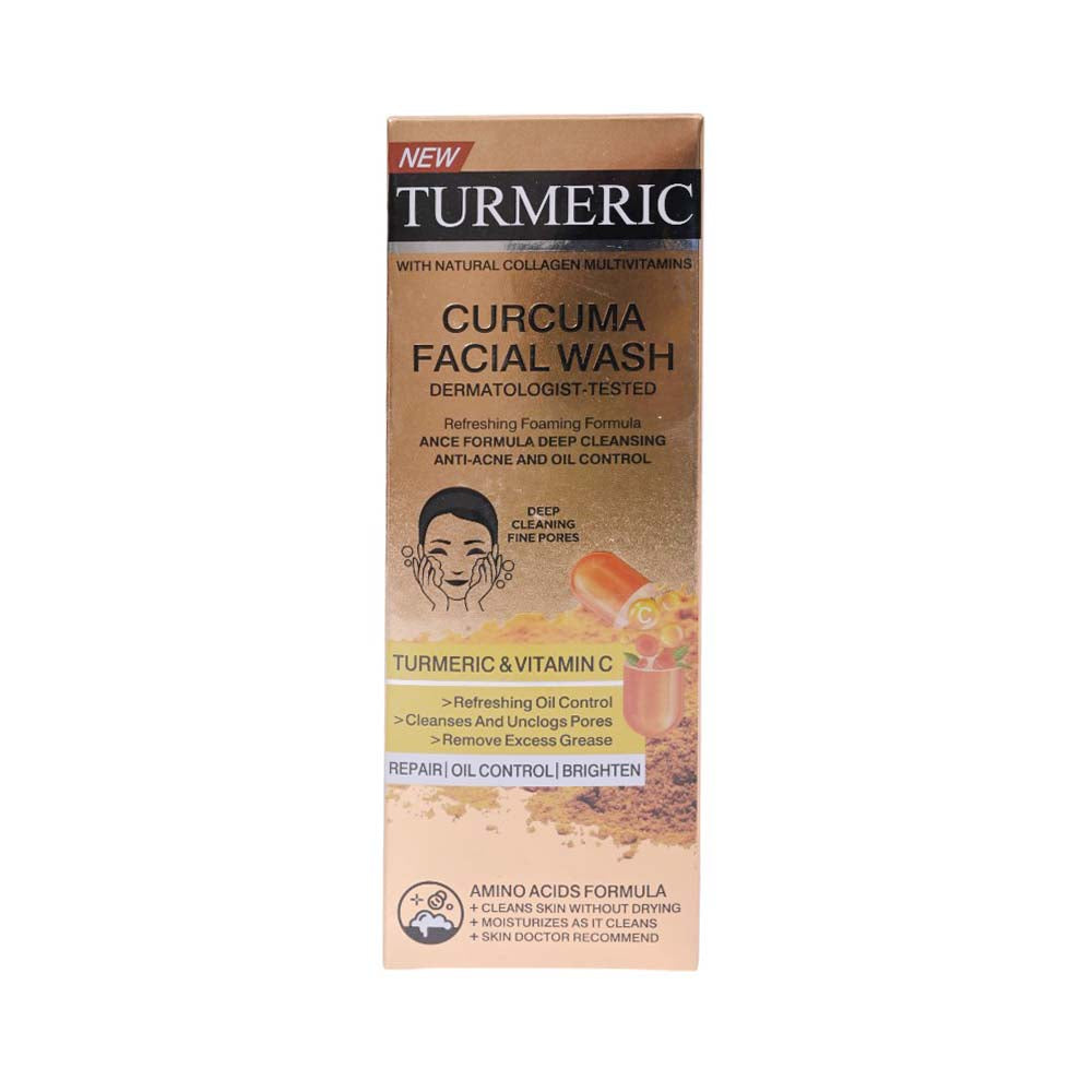 WOKALI TURMERIC FACE WASH CURCUMA OIL CONTROL 120 ML HA3158 Default Title - MamasJan skincare