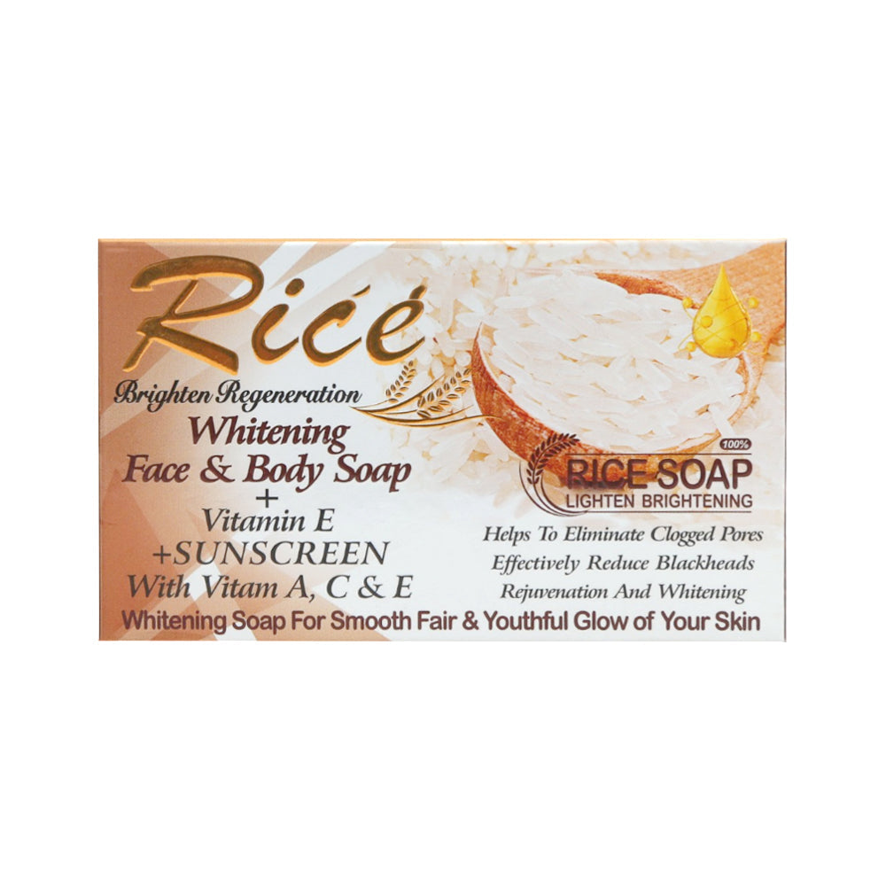 WOKALI RICE SOAP 2IN1 WHITENING & VIT E 120 GM WKL858 Default Title - MamasJan skincare