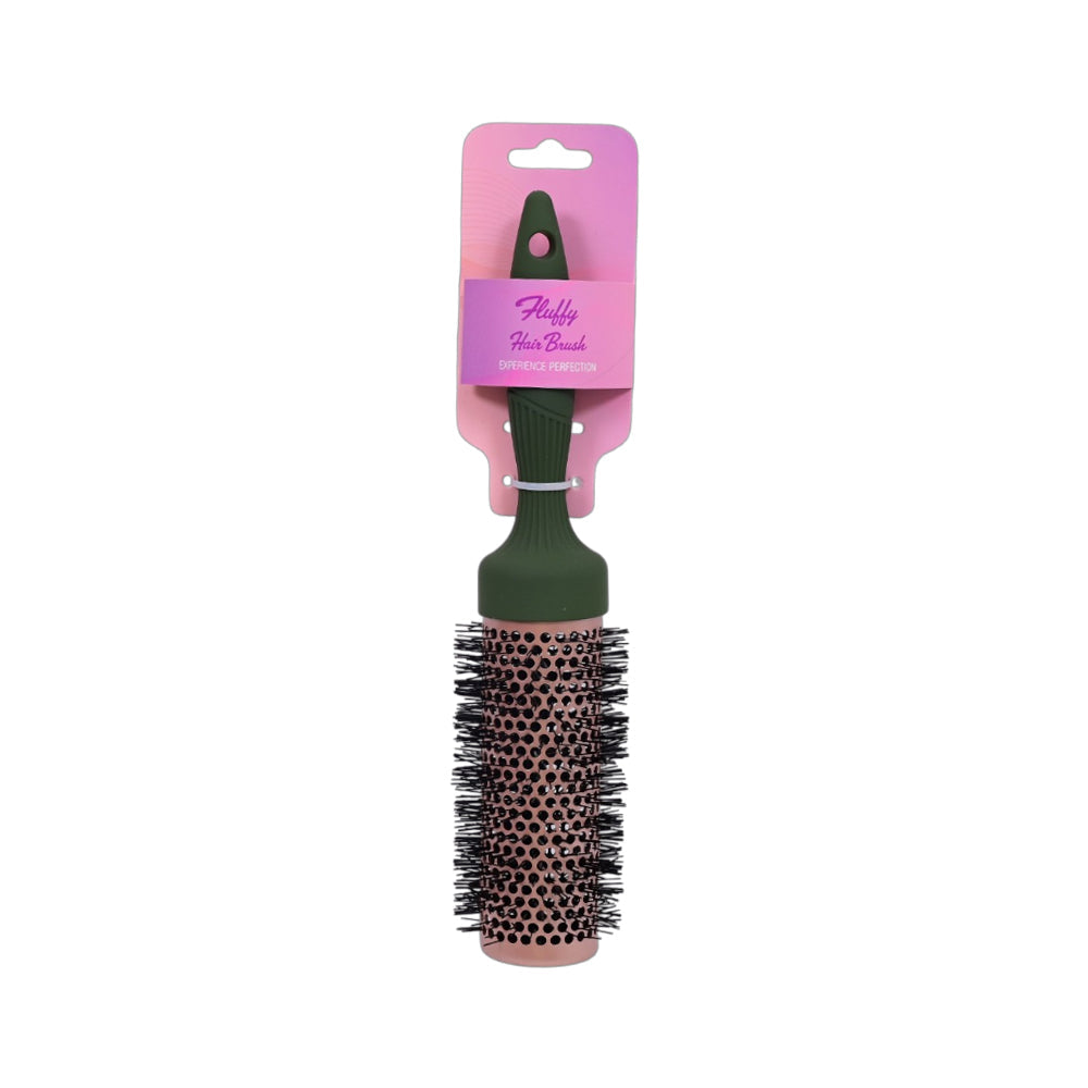 FLUFFY HAIR BRUSH GREEN IR YS-40 Default Title - MamasJan haircare
