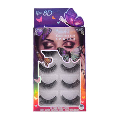 BEAUTIFUL KISS EYELASH 8D 5PAIR IR E-5026 Default Title - MamasJan Makeup
