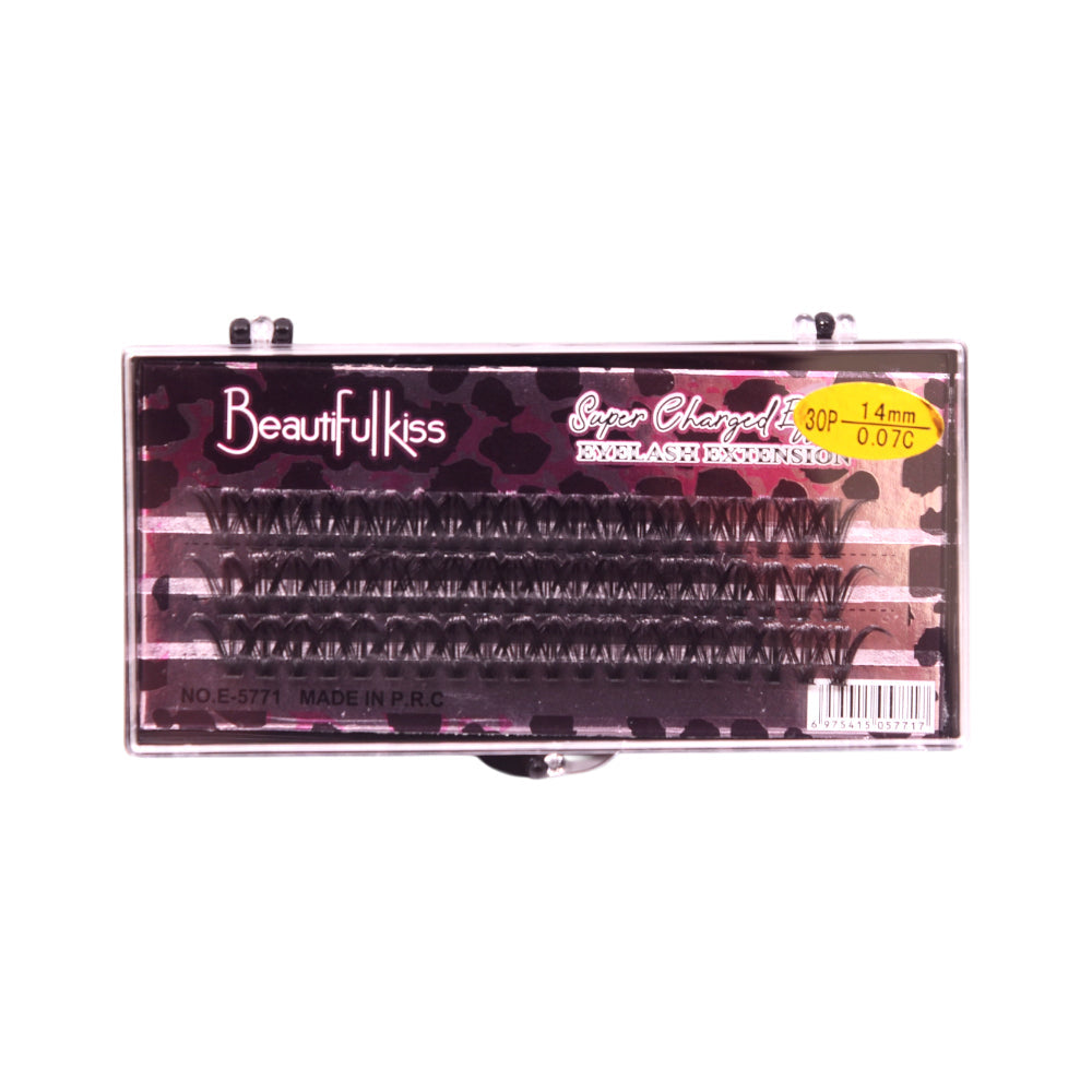 BEAUTIFUL KISS EYELASH EXTENSION IR 30P 12MM Default Title - MamasJan Makeup