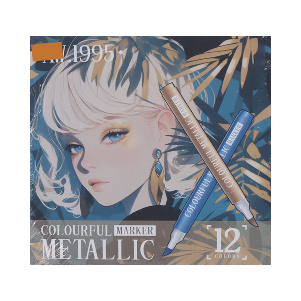 AW1995-12 METALLIC COLOR MARKER Default Title - MamasJan Toys