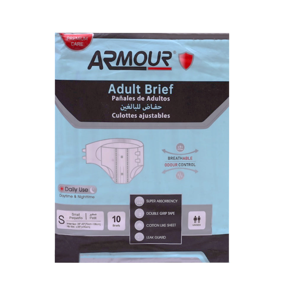ARMOUR ADULT DIAPER SMALL 10 PCS Default Title - MamasJan Baby Maternity Care