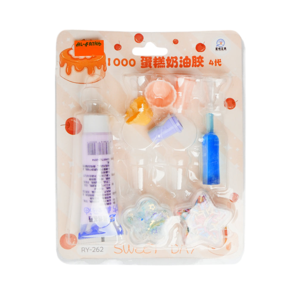 6214 CAKE CREAM GLUE PLAY SET IN CARD Default Title - MamasJan Toys