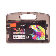 1106-12 ACRYLIC MARKER 12PCS Default Title - MamasJan Toys