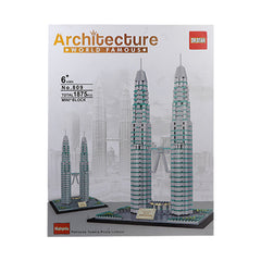 809 ARCHITECTURE WORLD FAMOUSE BLOCKS SET 1875PC IR Default Title - MamasJan Toys