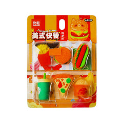 AS201 FANCY ERASER FAST FOOD Default Title - MamasJan Toys