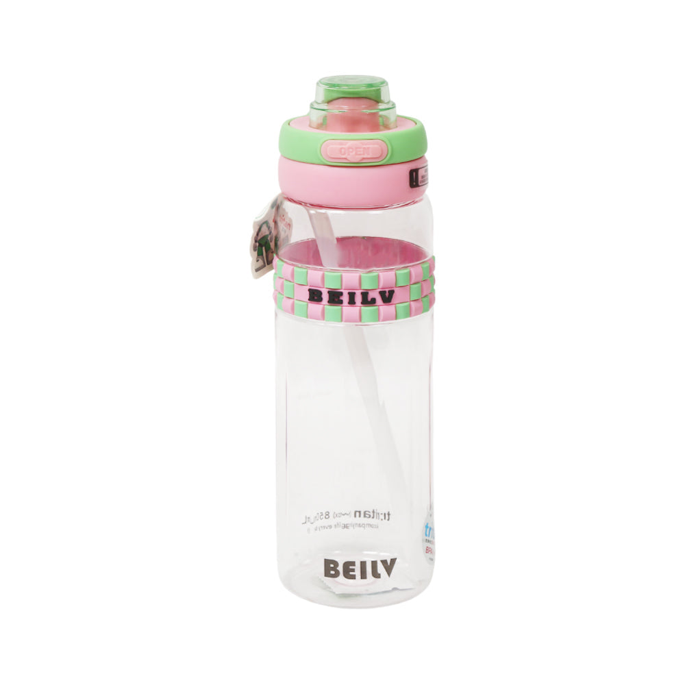 WATER BOTTLE ACRYLIC 850 ML IR 8839/GG64 Default Title - MamasJan Crockery