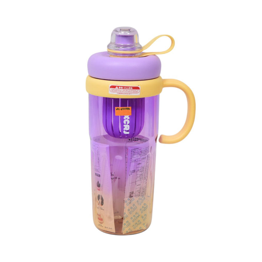 WATER BOTTLE ACRYLIC IR 950 ML X125S/Z83-87 Default Title - MamasJan Crockery