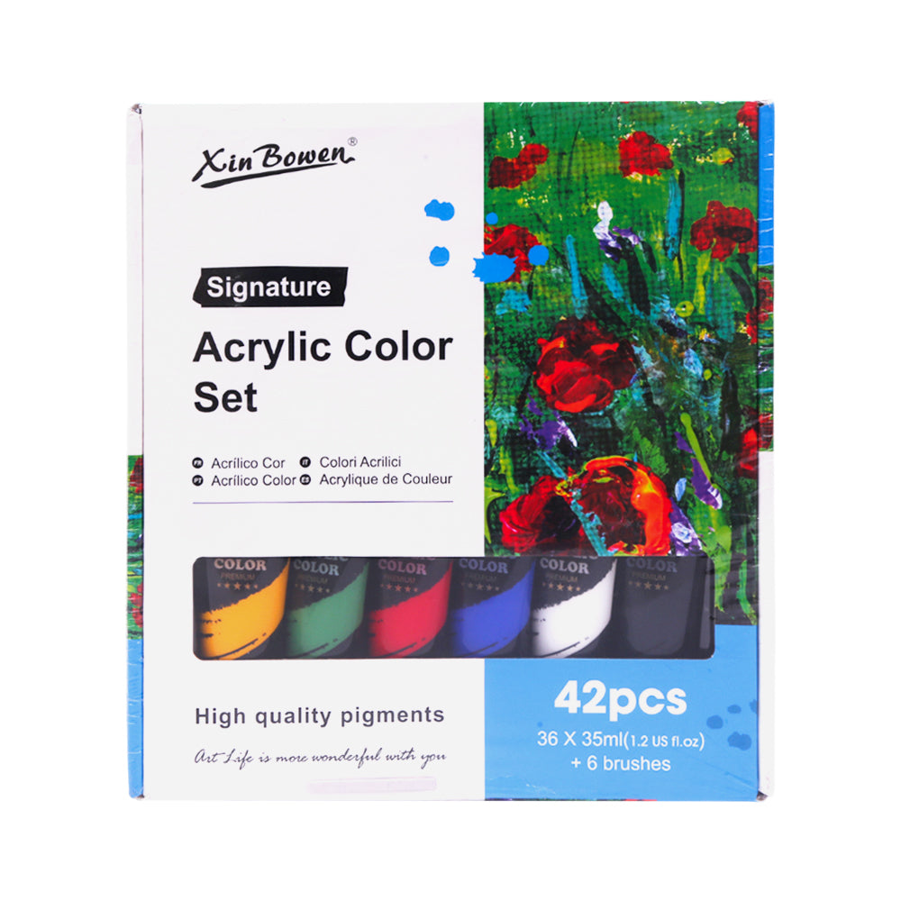 XBW0614-36 SIGNATURE ACRYLIC COLOR 42PC SET 35ML Default Title - MamasJan Toys