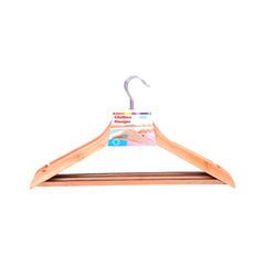 WOODEN CLOTH HANGER 3PC PACK IR P66 Default Title - MamasJan Grocery Nonfood