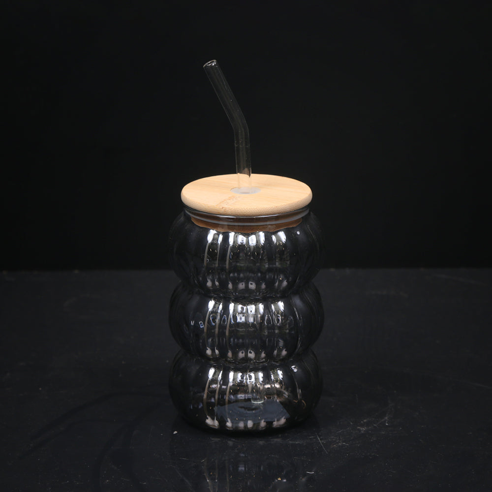MUG WITH STRAW DELI SOGA 82-3 Default Title - MamasJan Crockery