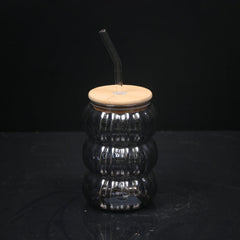 MUG WITH STRAW DELI SOGA 82-3 Default Title - MamasJan Crockery