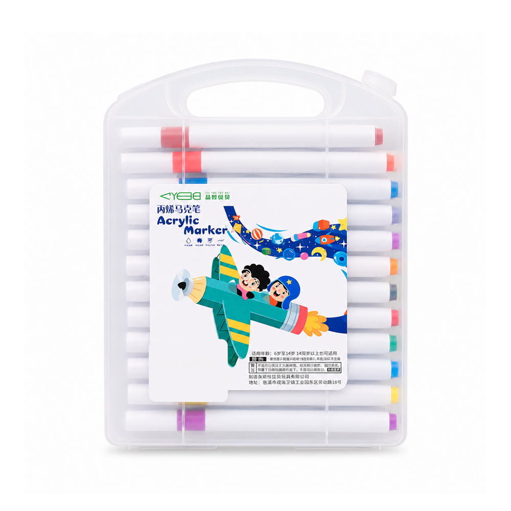 3306-24 ACRYLIC MARKER 24PCS Default Title - MamasJan Toys