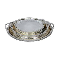 TRAY SET 3PC STEEL OPALINA T1560-3-S Default Title - MamasJan Crockery