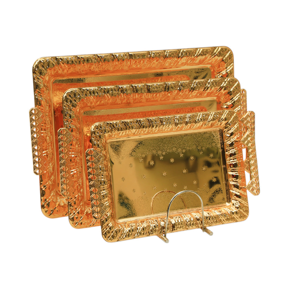 TRAY SET 3PC OPALINA OP-T1718-3G Default Title - MamasJan Crockery