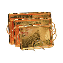 TRAY SET 3PC OPALINA OP-T1700-3G Default Title - MamasJan Crockery