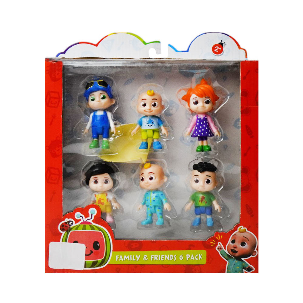 554060 COCOMELON 6PC FIGURE SET A.I Default Title - MamasJan Toys