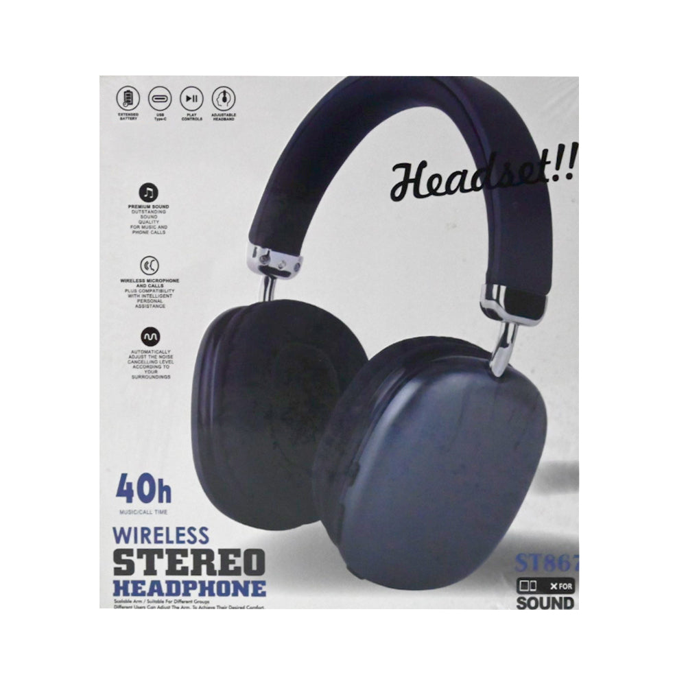 BT HEADPHONE ST867 Default Title - MamasJan Toys
