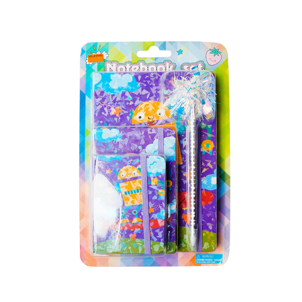 CT2488 NOTE BOOK 3PC SET IN CARD ASST Default Title - MamasJan Toys