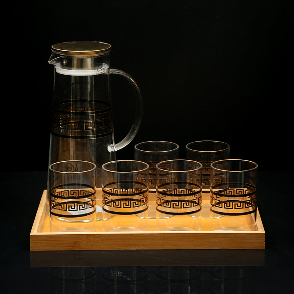 WATER SET 8PC GLOW MAX GPH27+GPB25-2/L8T 23 Default Title - MamasJan Crockery