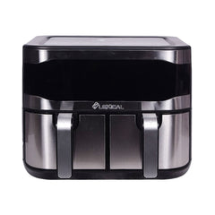 LEXICAL AIR FRYER DOUBLE BASKET 9 LTR IR LAF3081 Default Title - MamasJan Electronics