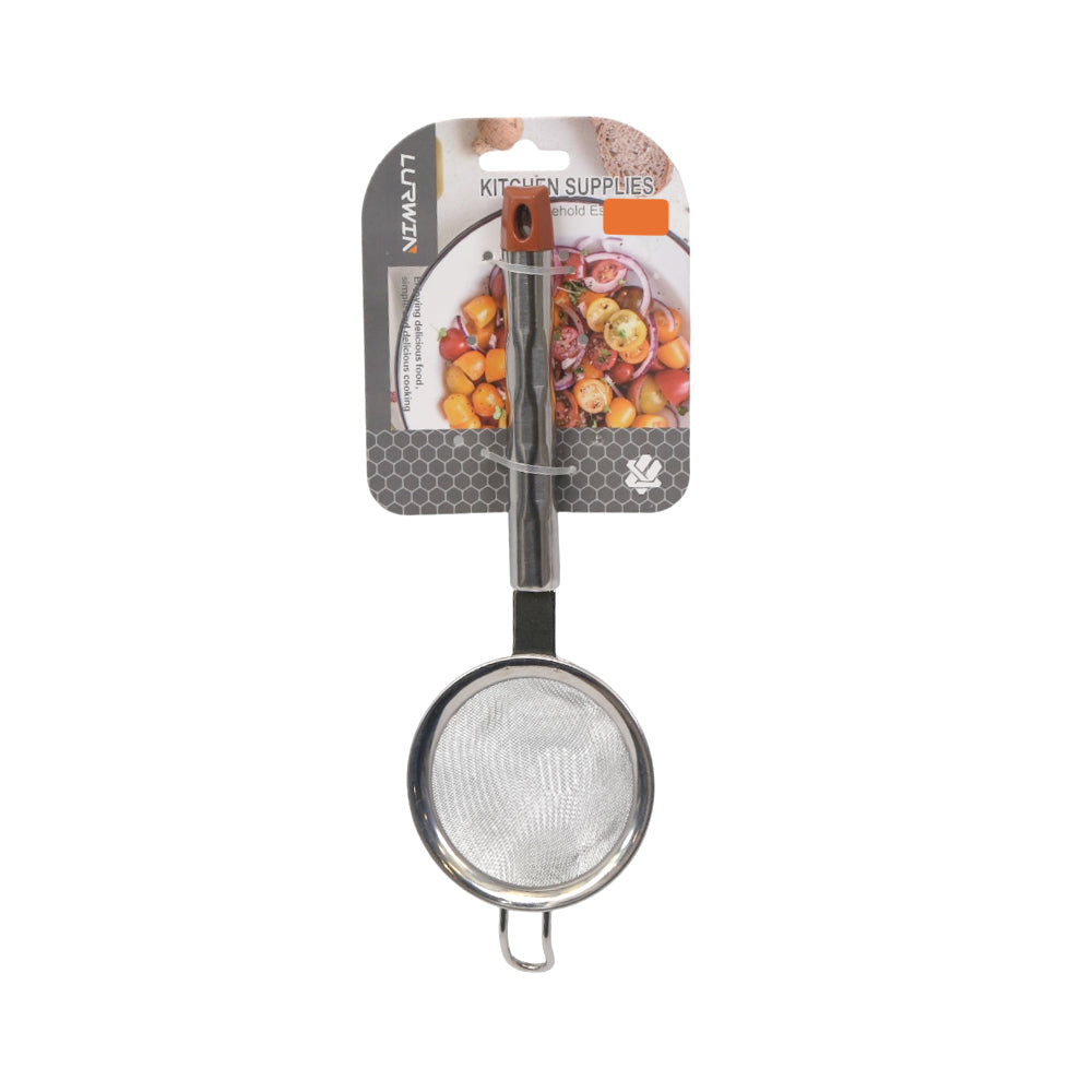 TEA STRAINER 8 CM LURWIN SILVER LY35260 ZIK Default Title - MamasJan Crockery