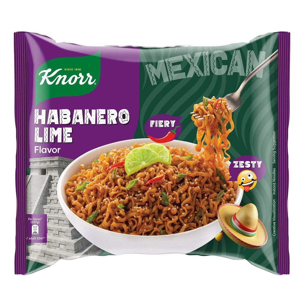 KNORR NOODLES HABANERO LIME 137 GM Default Title - MamasJan Grocery