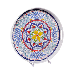 TRAY MELAMINE ROUND 700090 Default Title - MamasJan Crockery