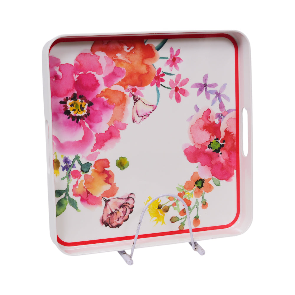 TRAY MELAMINE SQUARE 700150 Default Title - MamasJan Crockery