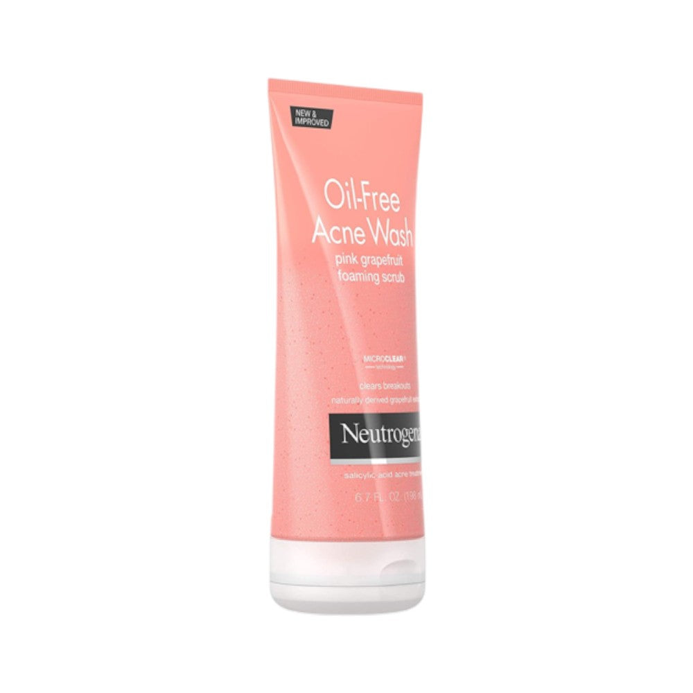 NEUTROGENA OIL FREE ACNE WASH PINK GRAPEFRUIT 198ML Default Title - MamasJan skincare