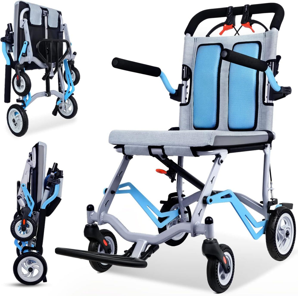 Foldable Lightweight Wheelchair Lc 1411 - The Healthcare Shop Pakistan