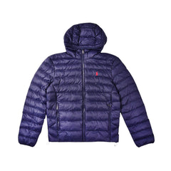 RL MEN L/S PUFFER JACKET WITH HOOD 156002 NVY S (IRW) S - MamasJan mens wear