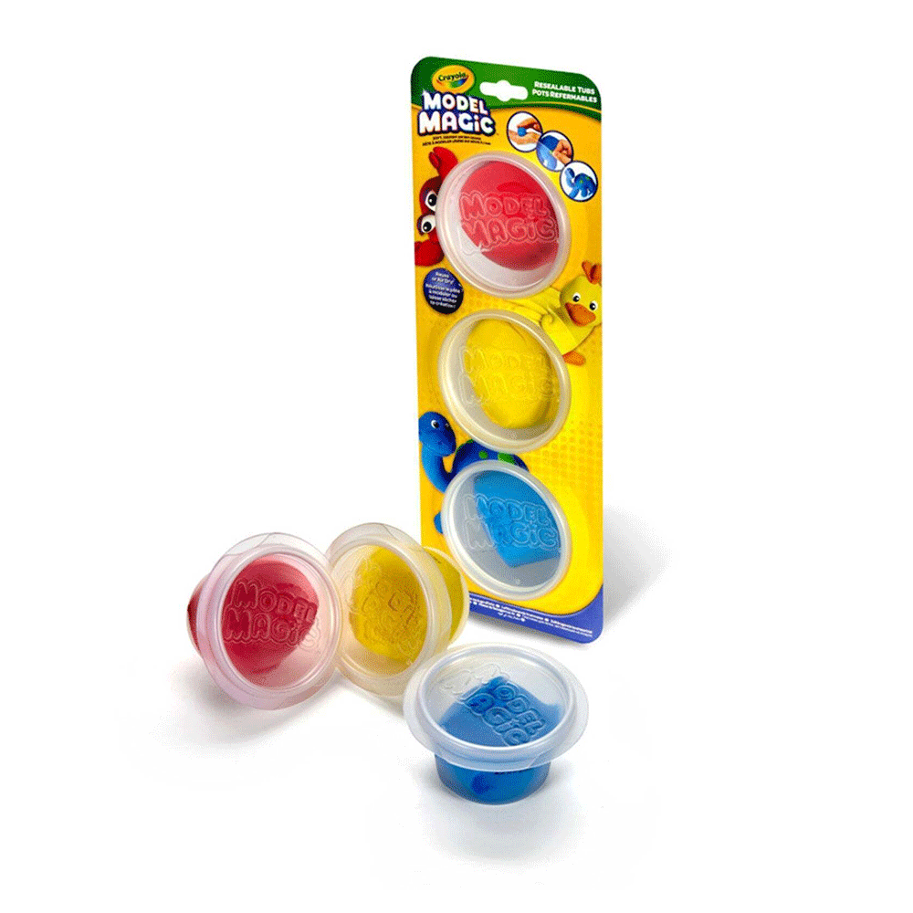 CRAYOLA 236018 MM 3CT TUBS PRIMARY COLORS 4PCK Default Title - MamasJan Toys
