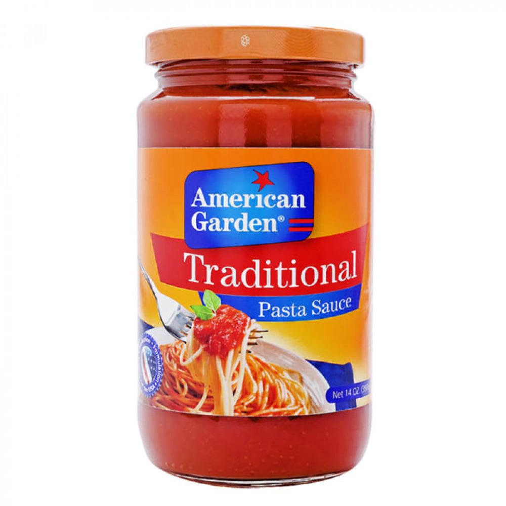 AMERICAN GARDEN PASTA SAUCE TRADITIONAL 397 GM Default Title - MamasJan Grocery