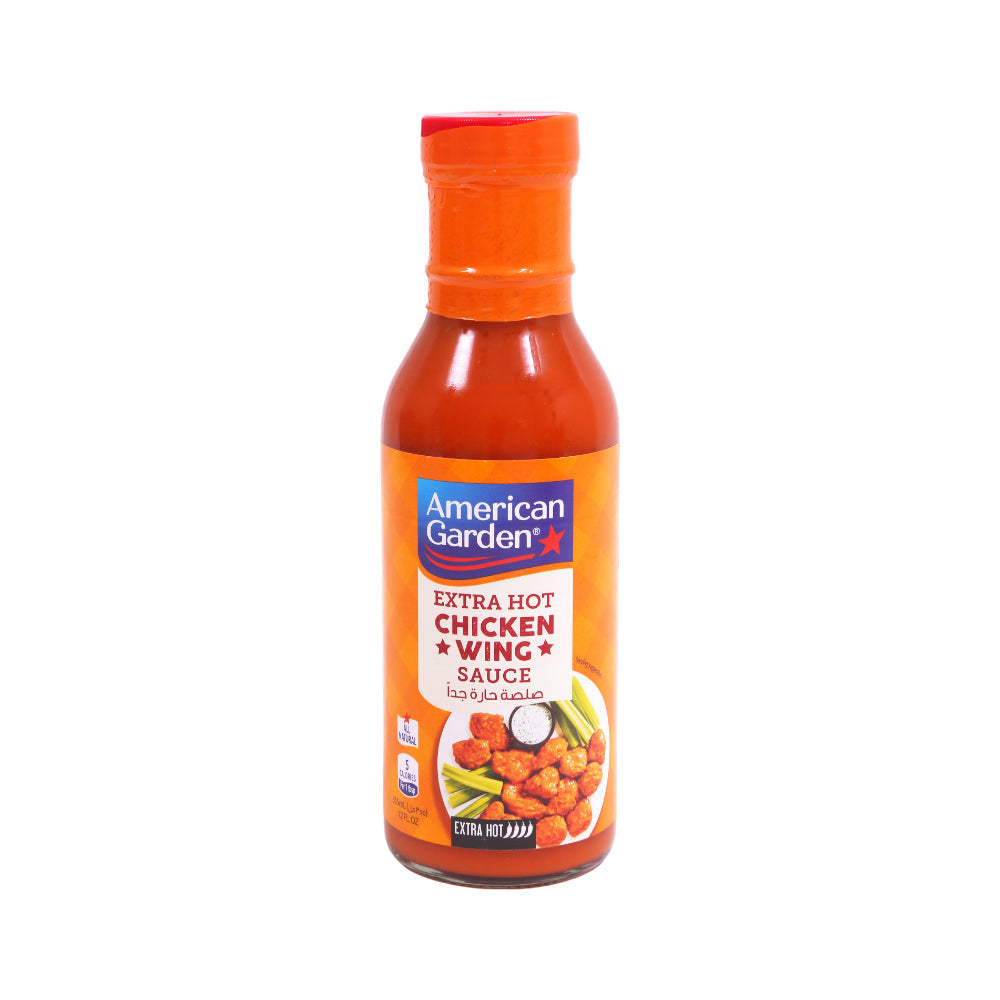 AMERICAN GARDEN SAUCE EXTRA HOT CHIKEN WING 355 ML Default Title - MamasJan GroceryFoods