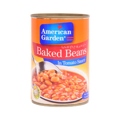 AMERICAN GARDEN BAKED BEANS IN TOMATO SAUCE 420 GM Default Title - MamasJan Grocery Food