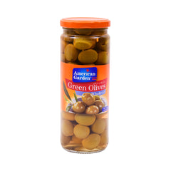AMERICAN GARDEN GREEN OLIVES WHOLE 450 GM BASIC Default Title - MamasJan GroceryFoods