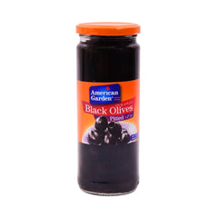 AMERICAN GARDEN BLACK OLIVES PITTED 450 GM BASIC Default Title - MamasJan GroceryFoods