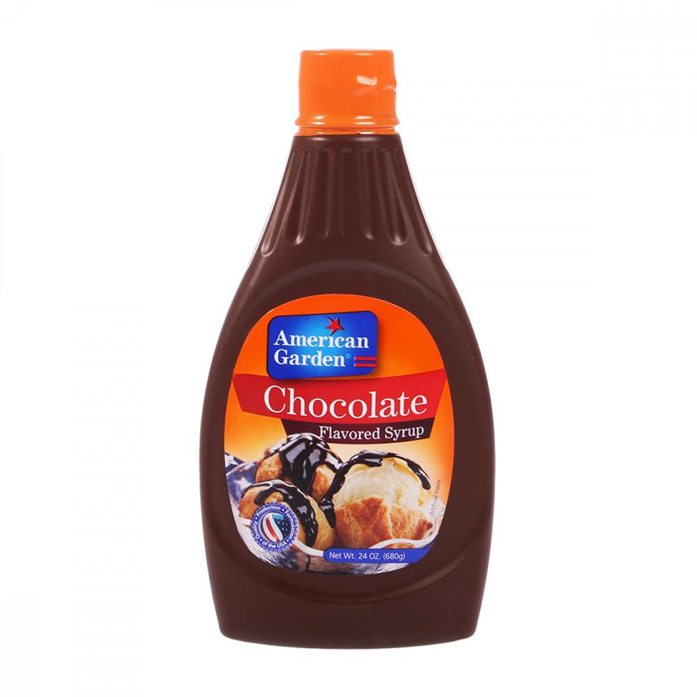 AMERICAN GARDEN SYRUP CHOCOLATE FLAVORED 680 GM Default Title - MamasJan Grocery