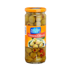 AMERICAN GARDEN GREEN OLIVES STUFFED 450 GM BASIC Default Title - MamasJan GroceryFoods