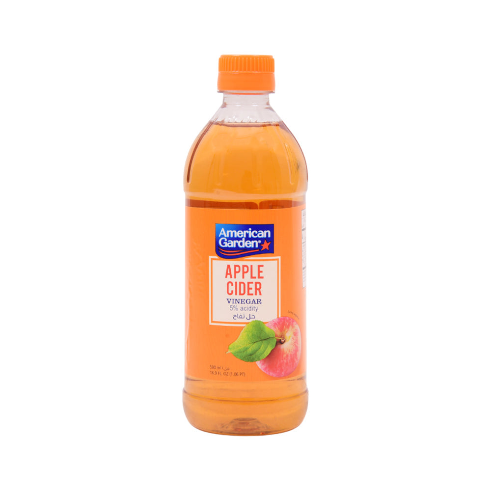 AMERICAN GARDEN APPLE CIDER VINEGAR PLASTIC BOTTLE 500 ML Default Title - MamasJan GroceryFoods