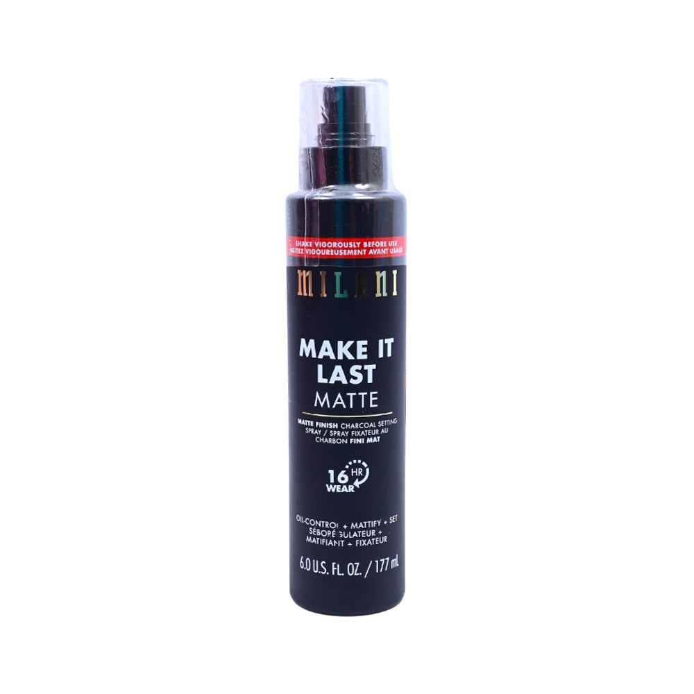 MILANI MAKE IT LAST MATTE FINISH CHARCOAL SETTING SPRAY 177M Default Title - MamasJan Makeup