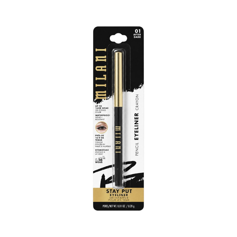 MILANI STAY PUT EYE LINER (01 AFTER DARK ) 0.28G Default Title - MamasJan Makeup