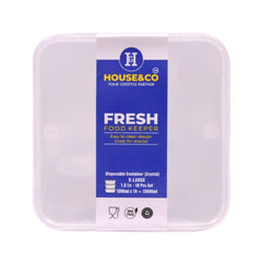 HOUSE & CO. DISP CONTAINER CLEAR 1500ML Default Title - MamasJan Grocery Nonfood