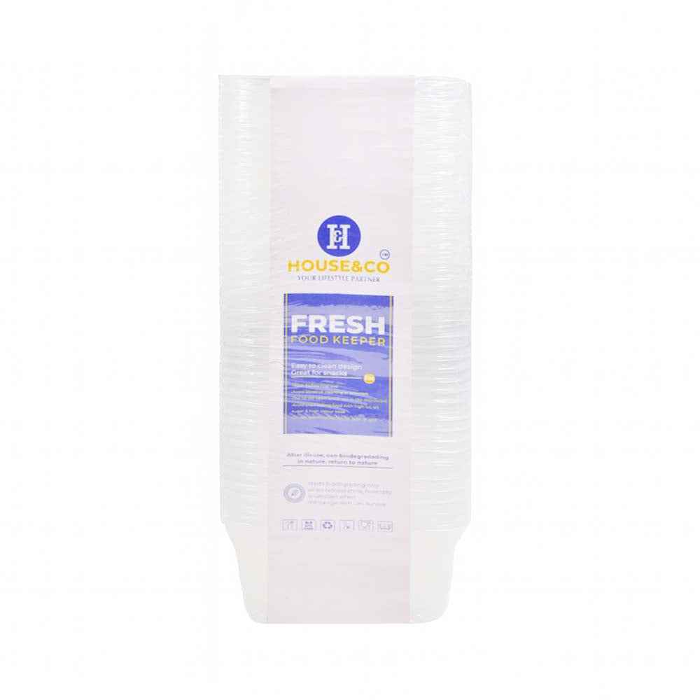 HOUSE & CO. DISP RECT. CONTAINER CLEAR 200ML Default Title - MamasJan Grocery Nonfood